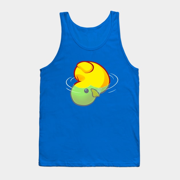 Rubber Ducky Drowning - A Sad Story in 3 Blubbs Tank Top by kgullholmen